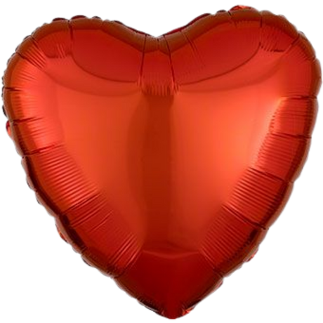 18" Solid Color Heart Balloon