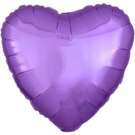 18" Solid Color Heart Balloon