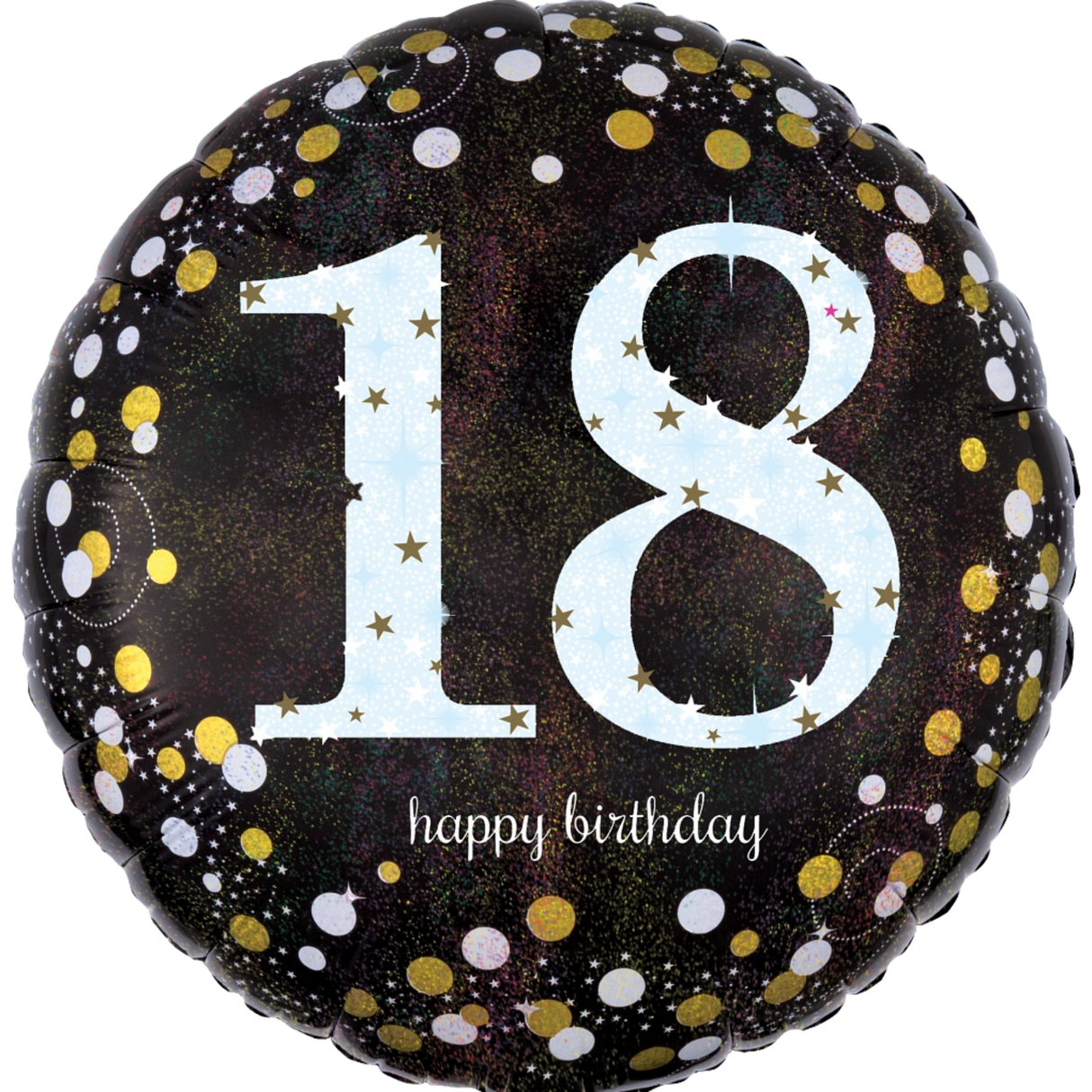 Sparkling Birthday Milestone Numbers