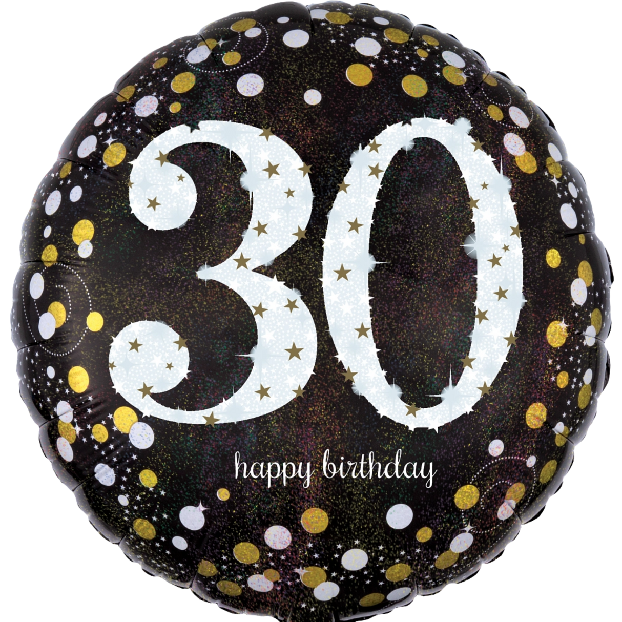 Sparkling Birthday Milestone Numbers