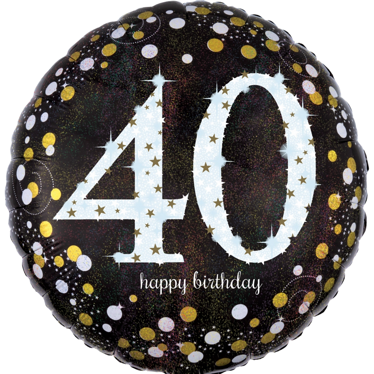 Sparkling Birthday Milestone Numbers