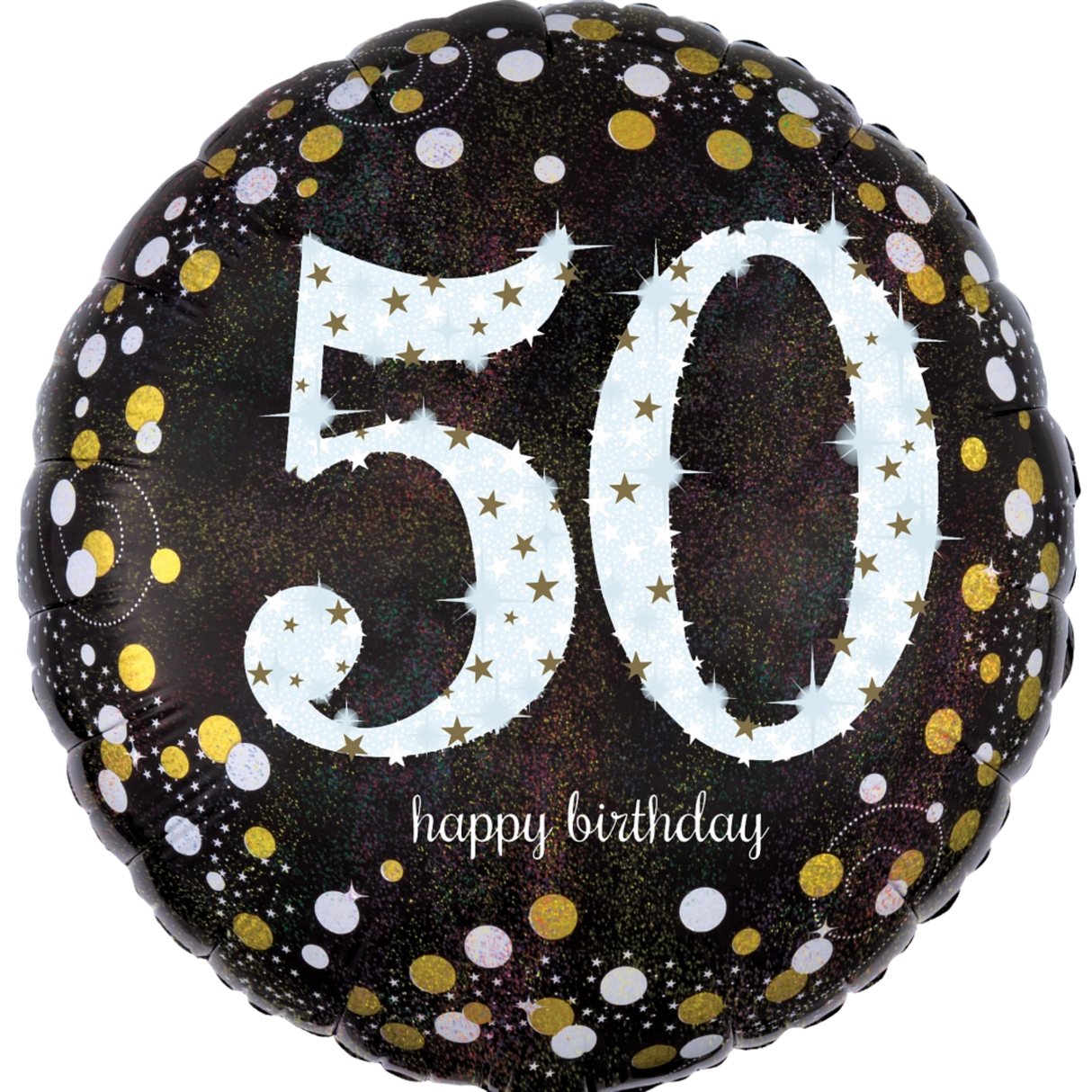 Sparkling Birthday Milestone Numbers