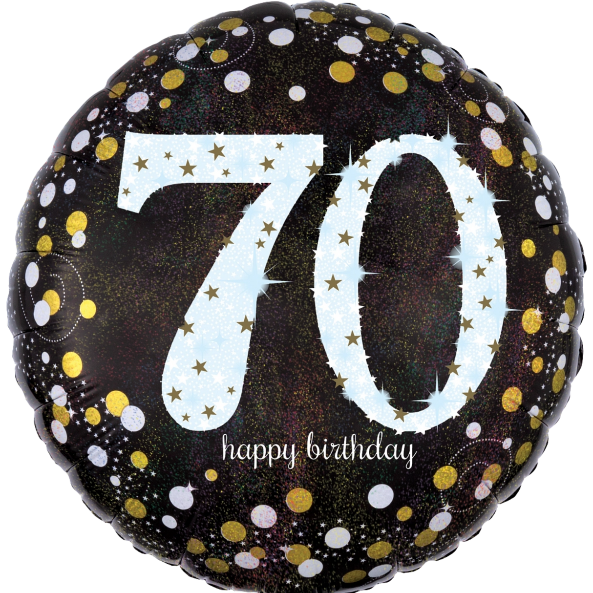 Sparkling Birthday Milestone Numbers
