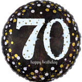 Sparkling Birthday Milestone Numbers