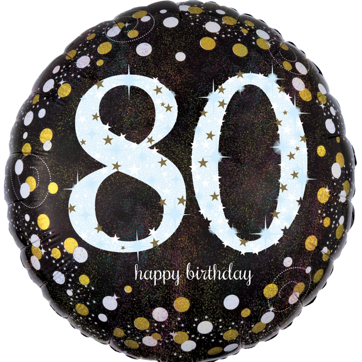 Sparkling Birthday Milestone Numbers