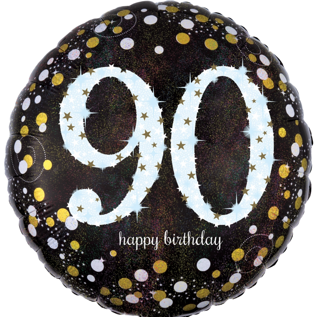 Sparkling Birthday Milestone Numbers