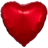 18" Solid Color Heart Balloon