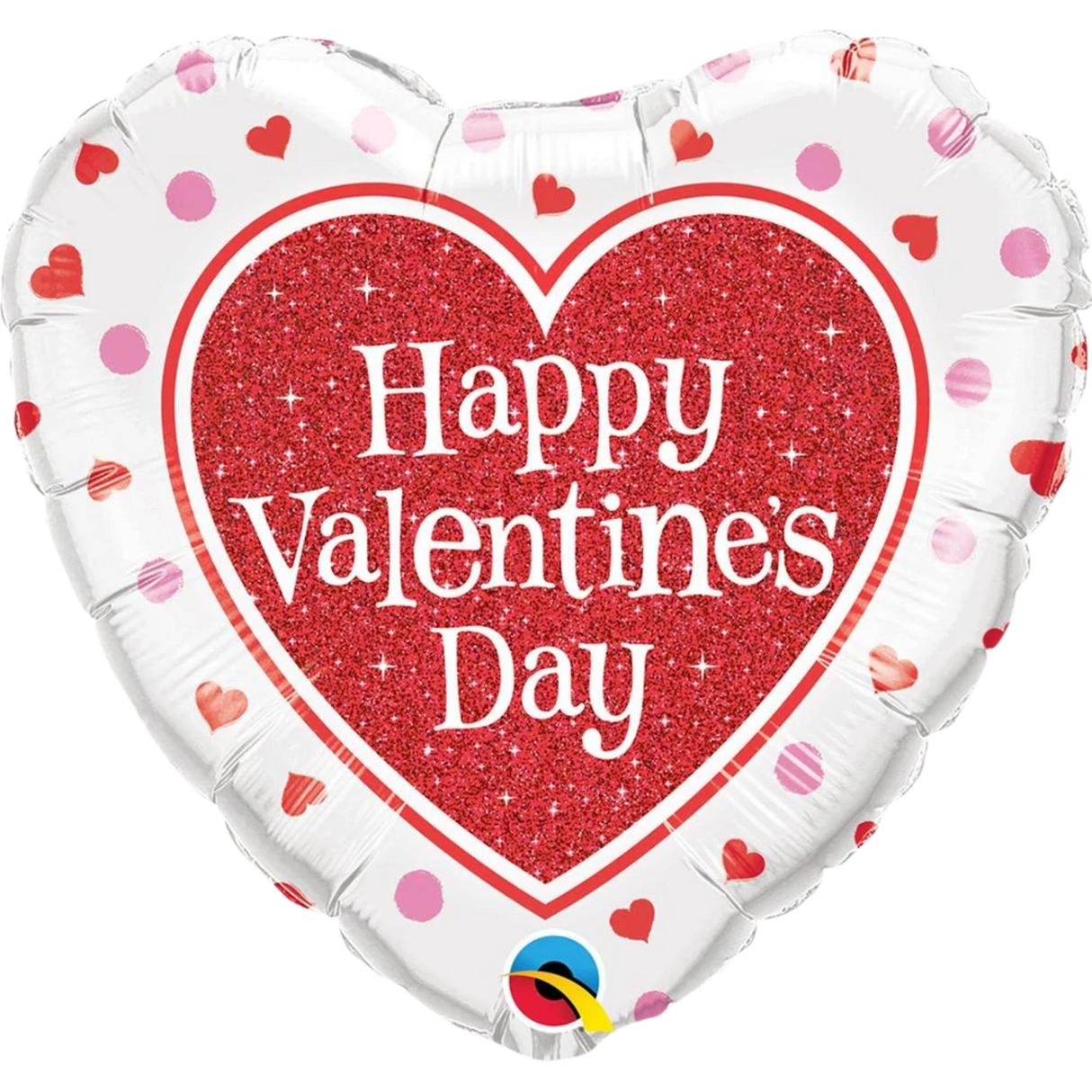 Valentine's Glitter Red Heart