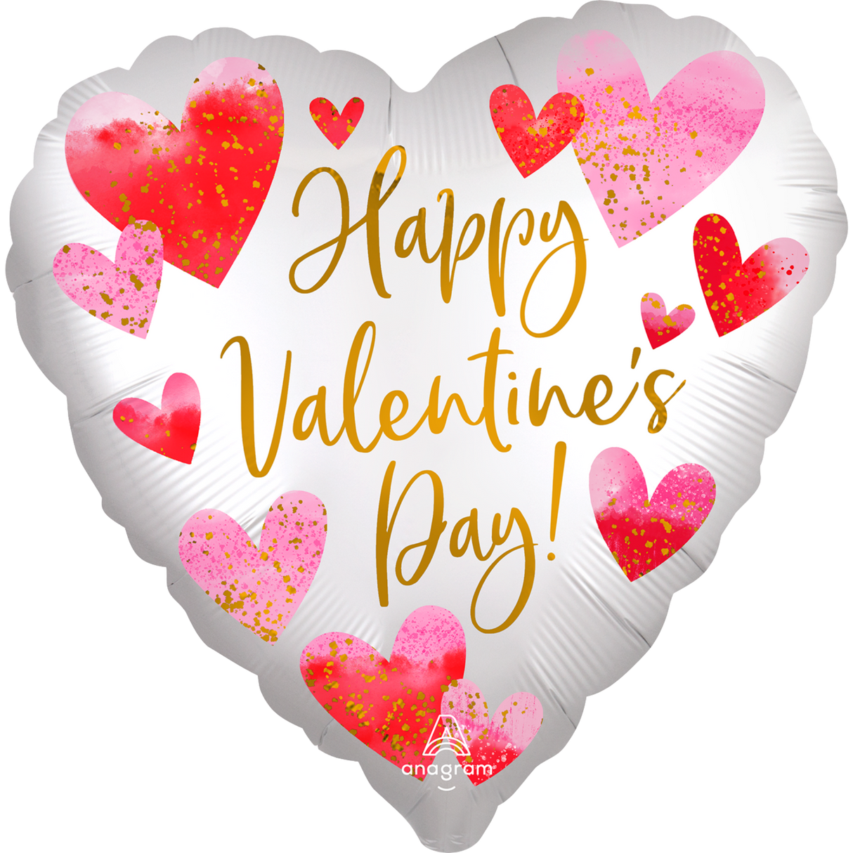 Satin Watercolor Valentines Day