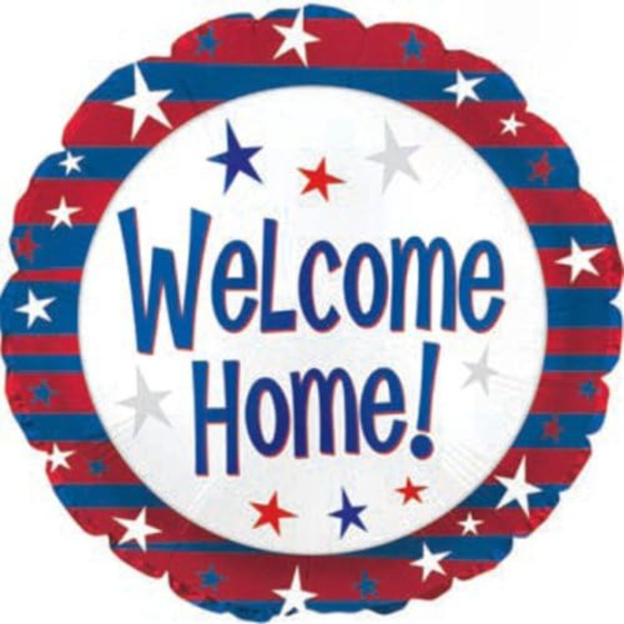 Welcome Home Red White Blue