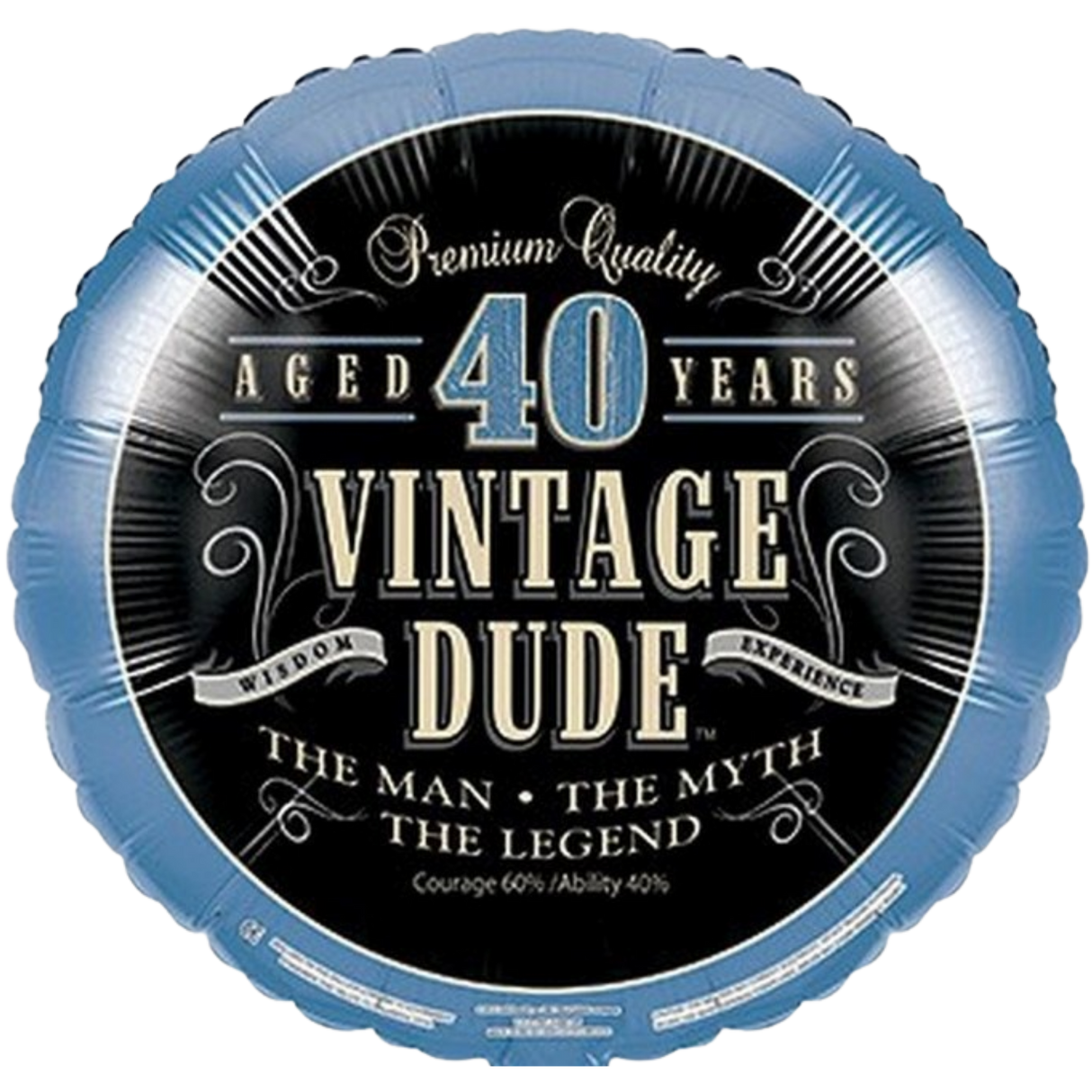 40 Vintage Dude Balloon