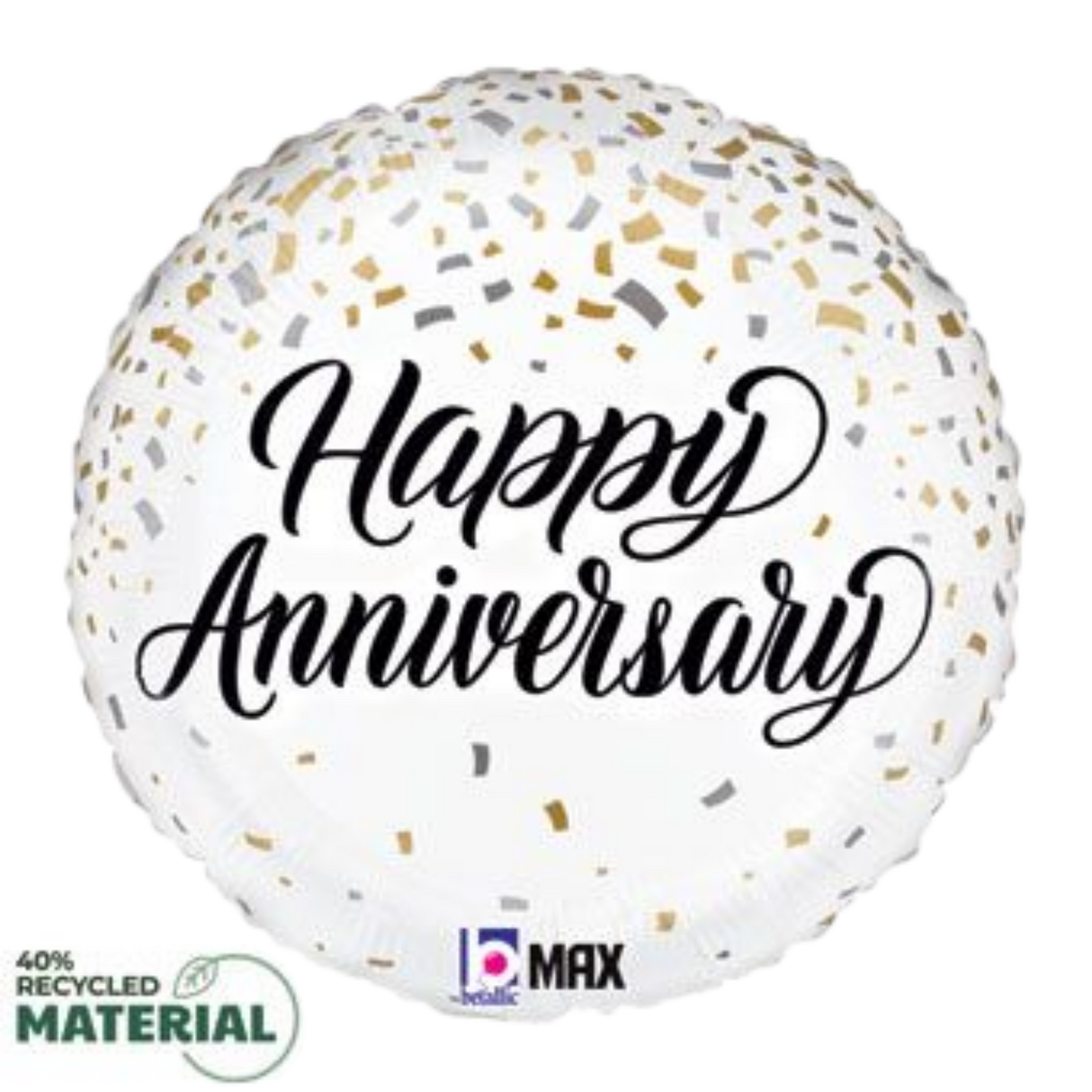 Happy Anniversary Metallic Confetti