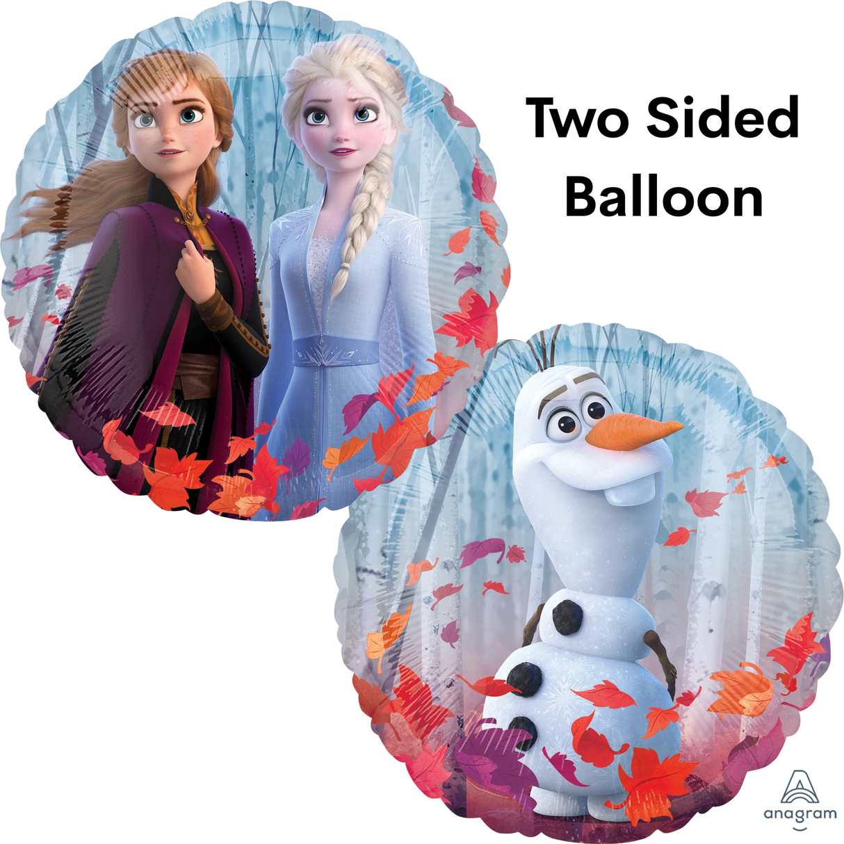 Frozen 2 Anna, Elsa, Olaf Balloon