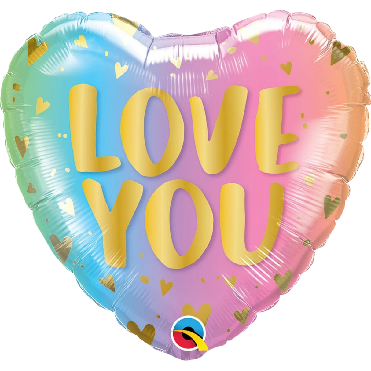 Love You Pastel Ombre Hearts