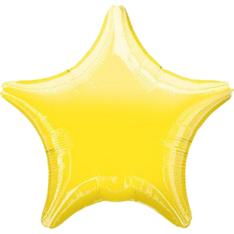 19" Solid Color Star Balloon