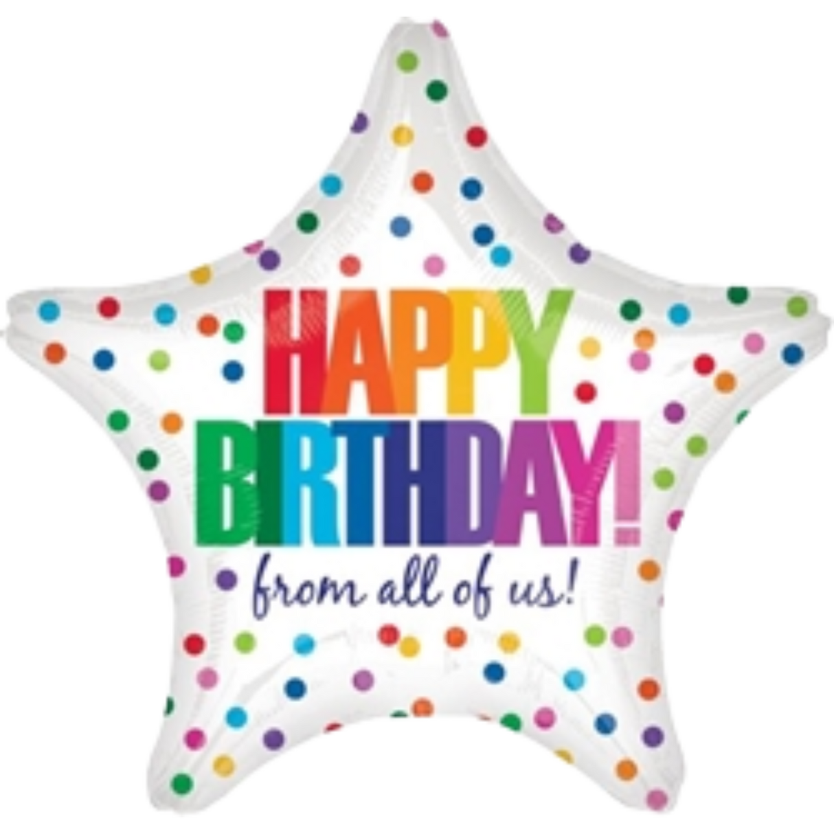 19" Star HBD from all of us
