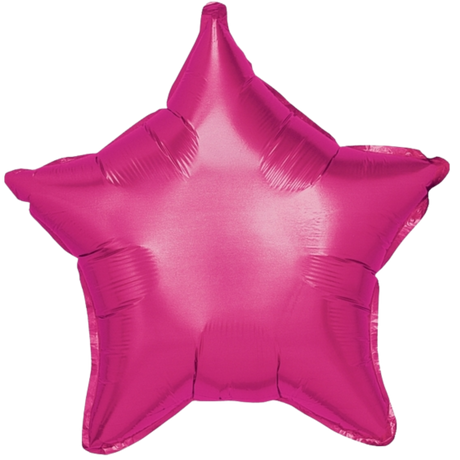 19" Solid Color Star Balloon