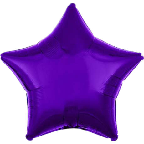 19" Solid Color Star Balloon