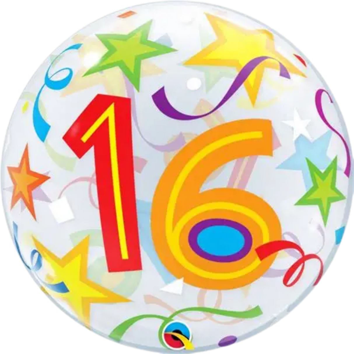 22" 16 Brilliant Stars HBD Bubble