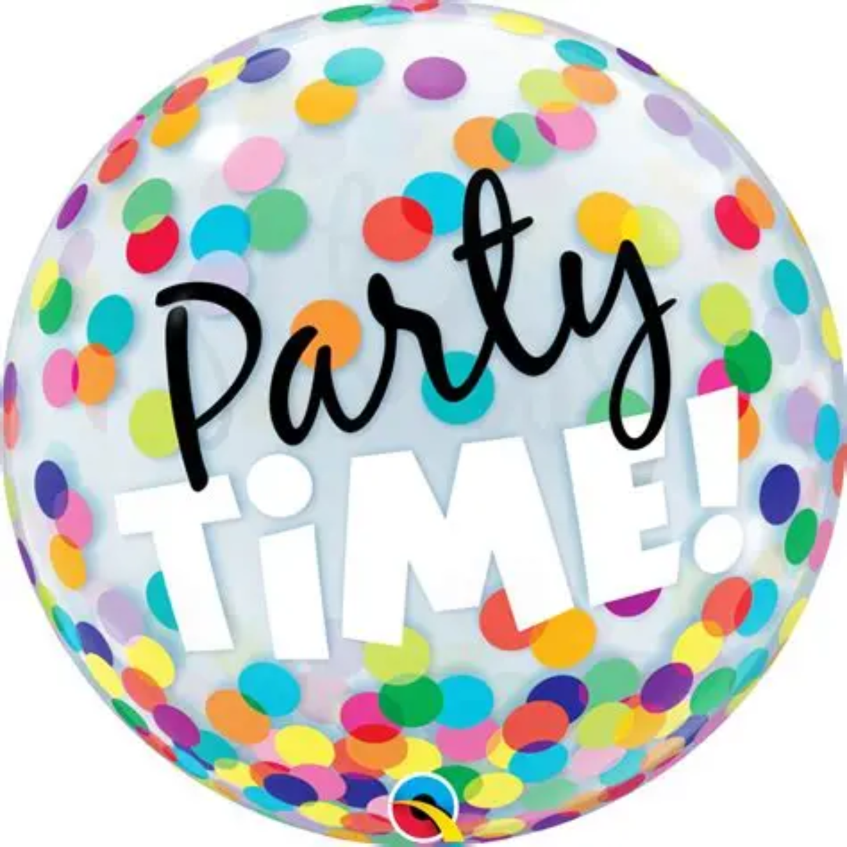 22" Party Time Colorful Dots Bubble