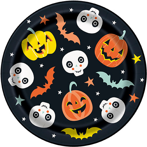 Pastel Pumpkin Halloween Tableware Set