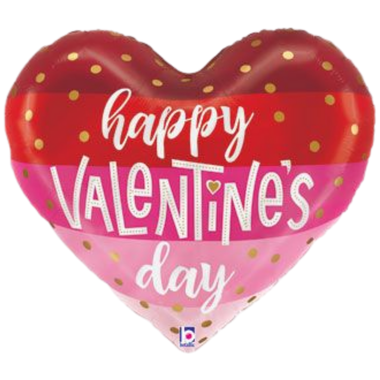 24" Satin Stripes Heart Valentine