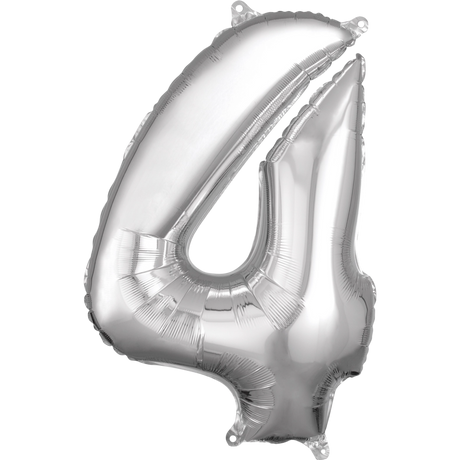 26" Shaped Number, Silver