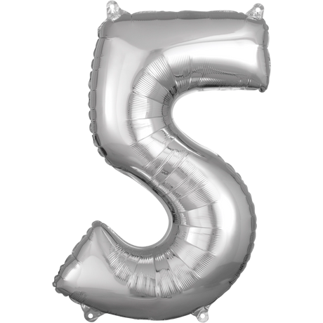 26" Shaped Number, Silver
