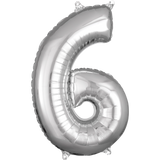 26" Shaped Number, Silver