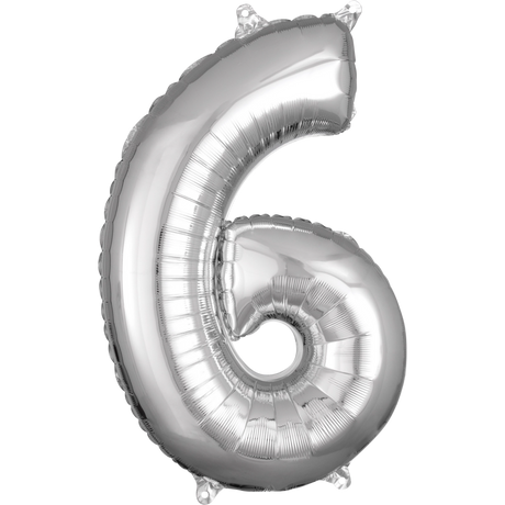 26" Shaped Number, Silver