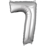 26" Shaped Number, Silver