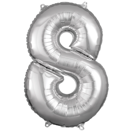 26" Shaped Number, Silver