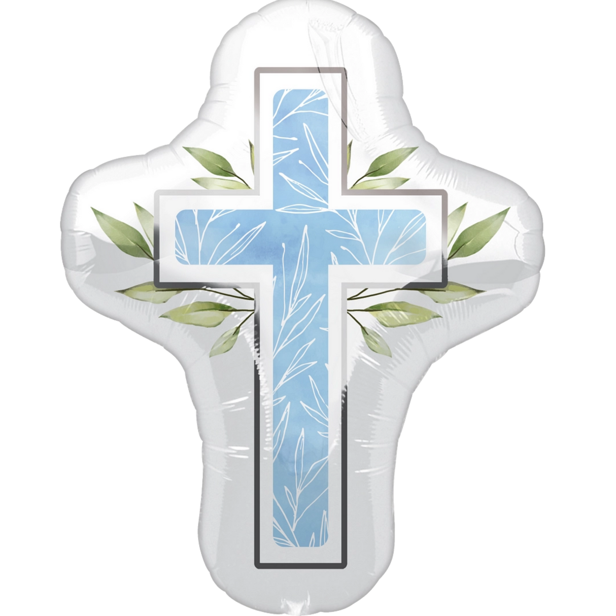 28" My First Communion Blue Cross