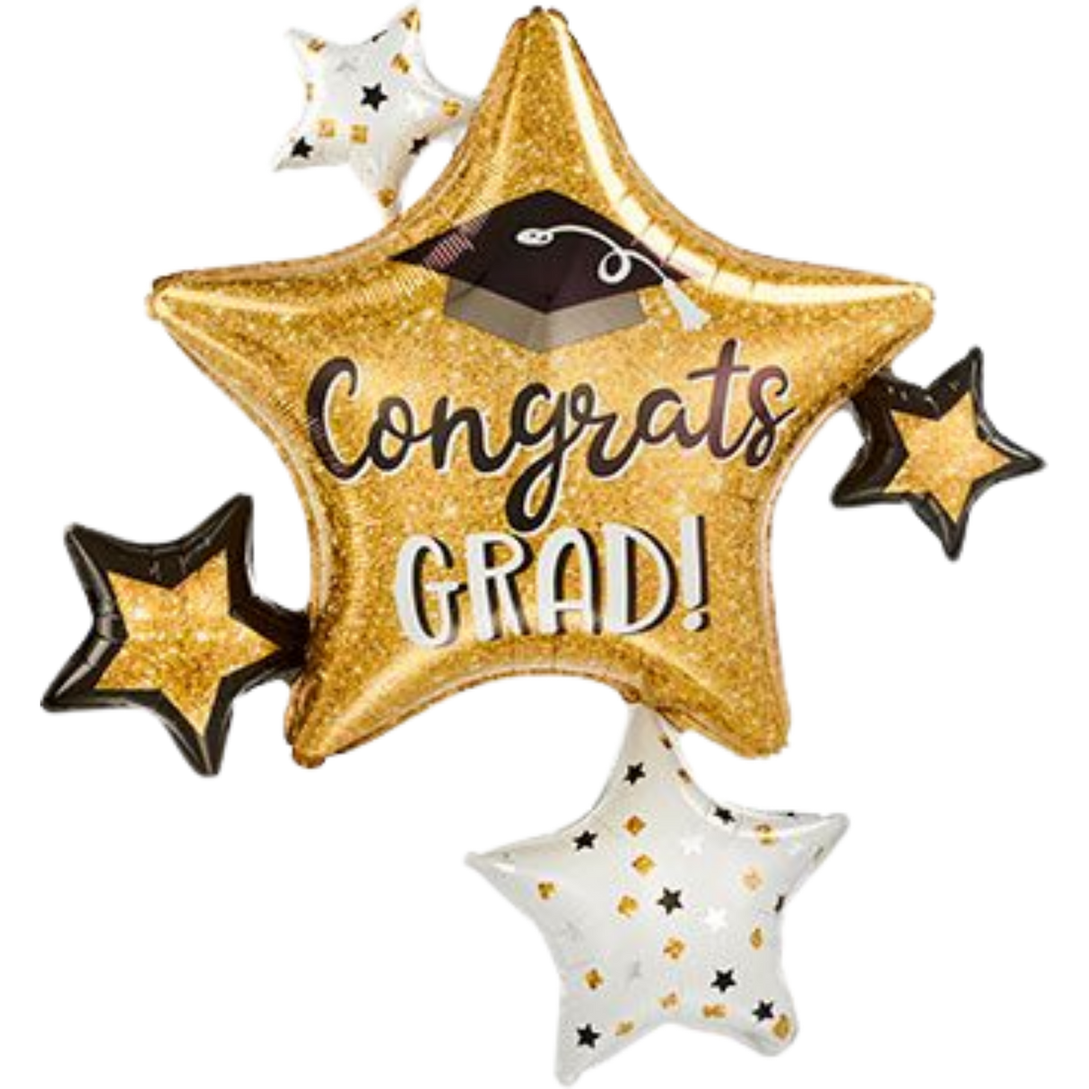 35" Grad Sparkle Cluster Balloon