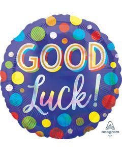 Good Luck Dots Iridescent Holographic
