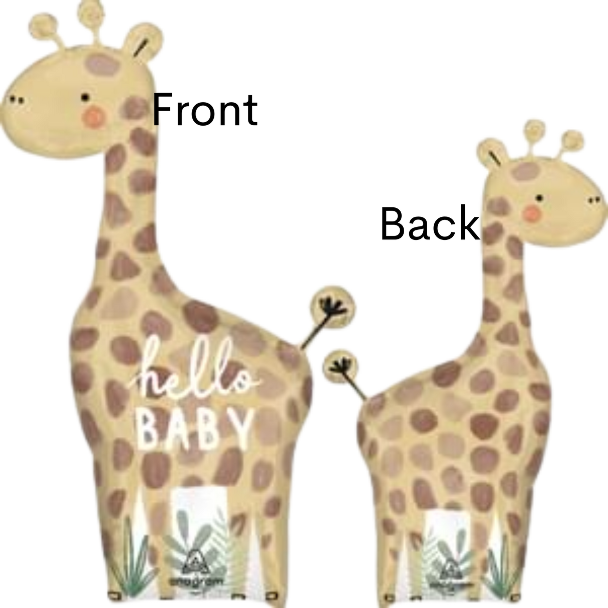 42" Jungle Hello Baby Giraffe