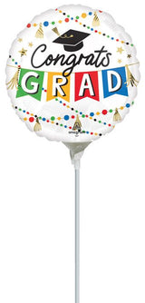 9" Congrats Grad Party Balloon