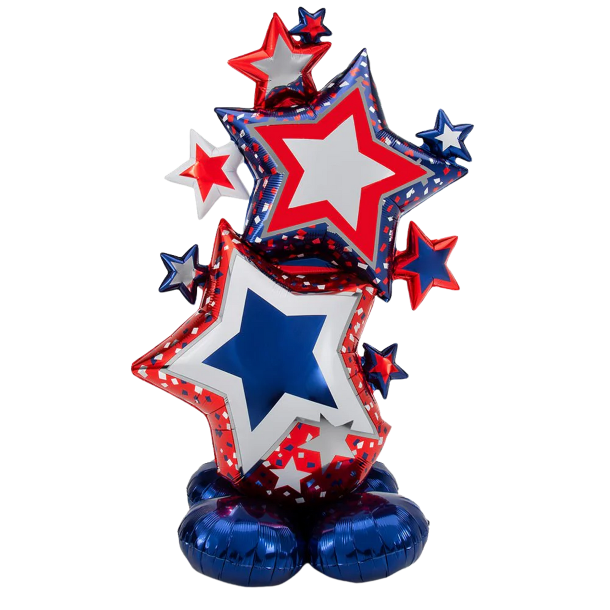 59" Patriotic Star Cluster Airloonz