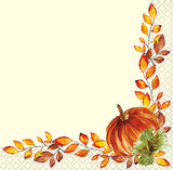Watercolor Fall Pumpkins Tableware Set