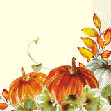 Watercolor Fall Pumpkins Tableware Set