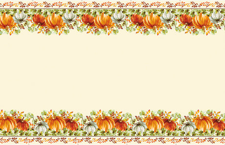 Watercolor Fall Pumpkins Tableware Set