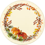 Watercolor Fall Pumpkins Tableware Set