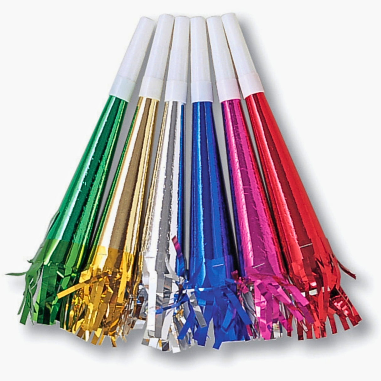 Fringed Party Horns (8 Ct)