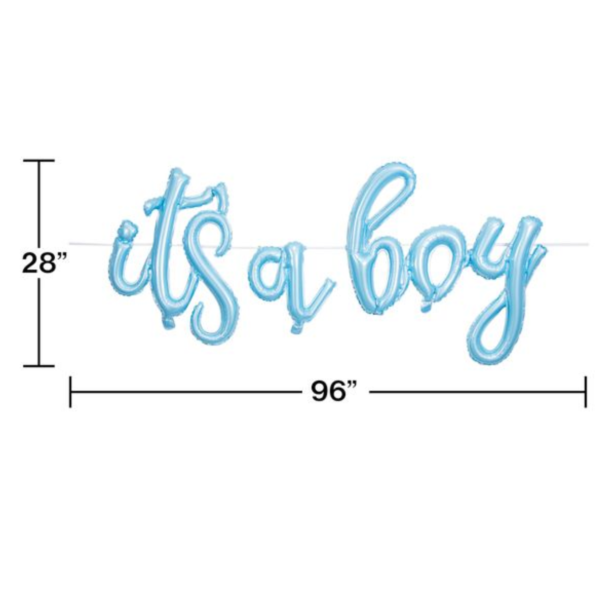 96" It's a Boy Balloon Banner