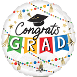 9" Congrats Grad Party Balloon
