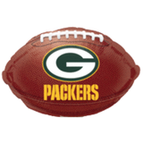 9" Packer Football Balloon