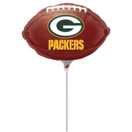 9" Packer Football Balloon