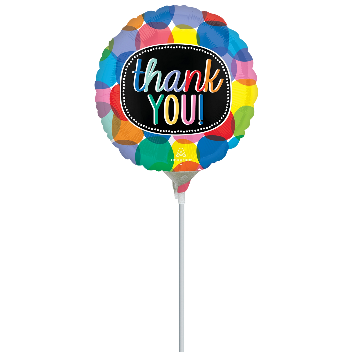 9" Bubbly Thank You Balloon