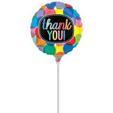 9" Bubbly Thank You Balloon