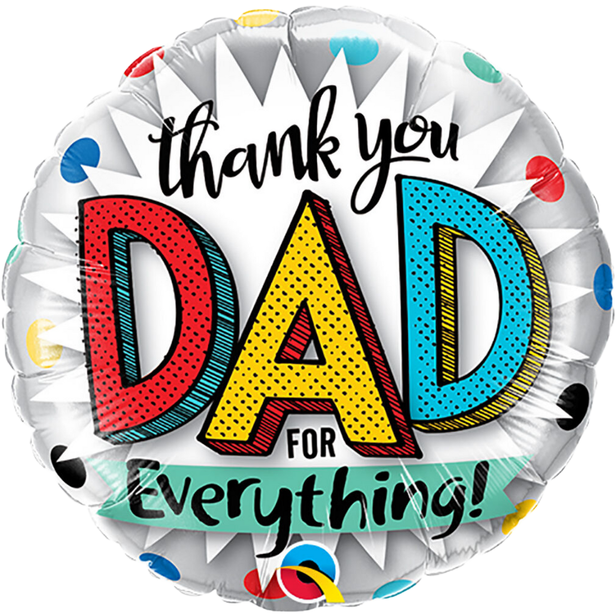 9" Thank You Dad for Everything Balloon